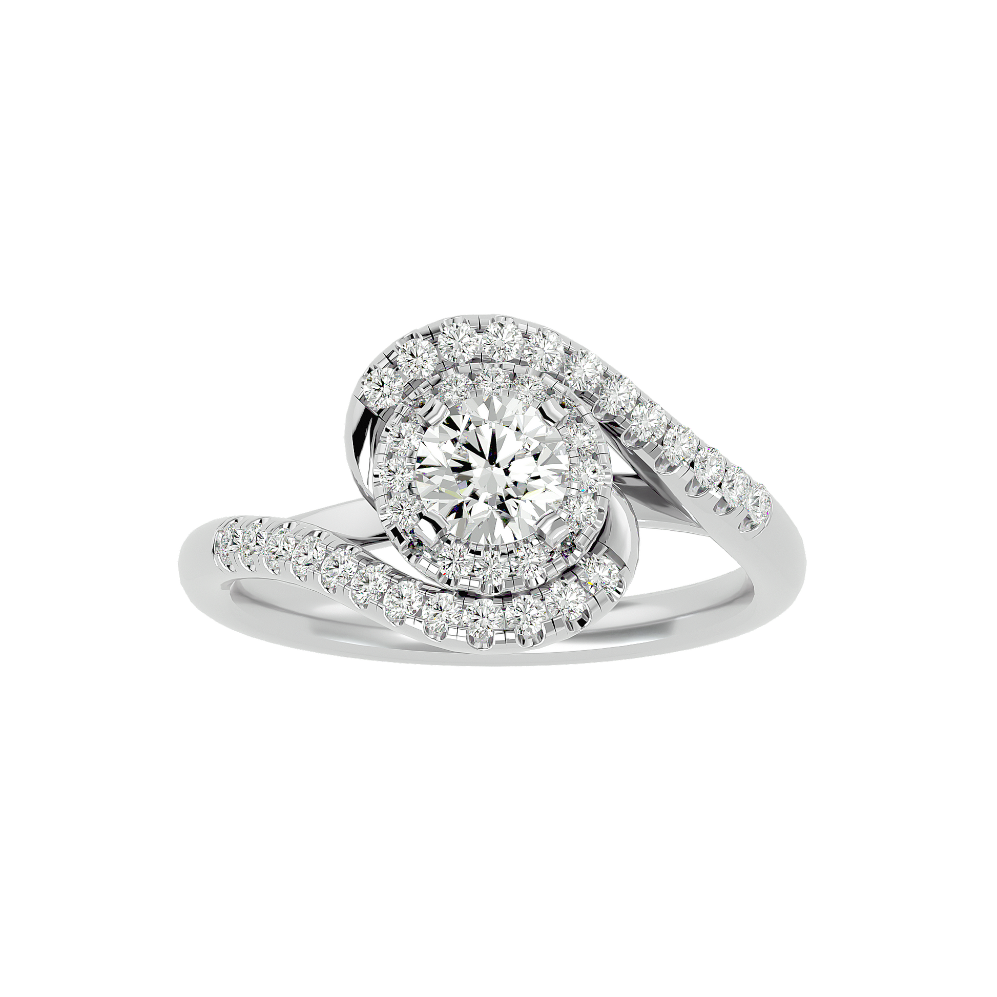 Natalie Diamond Halo Ring