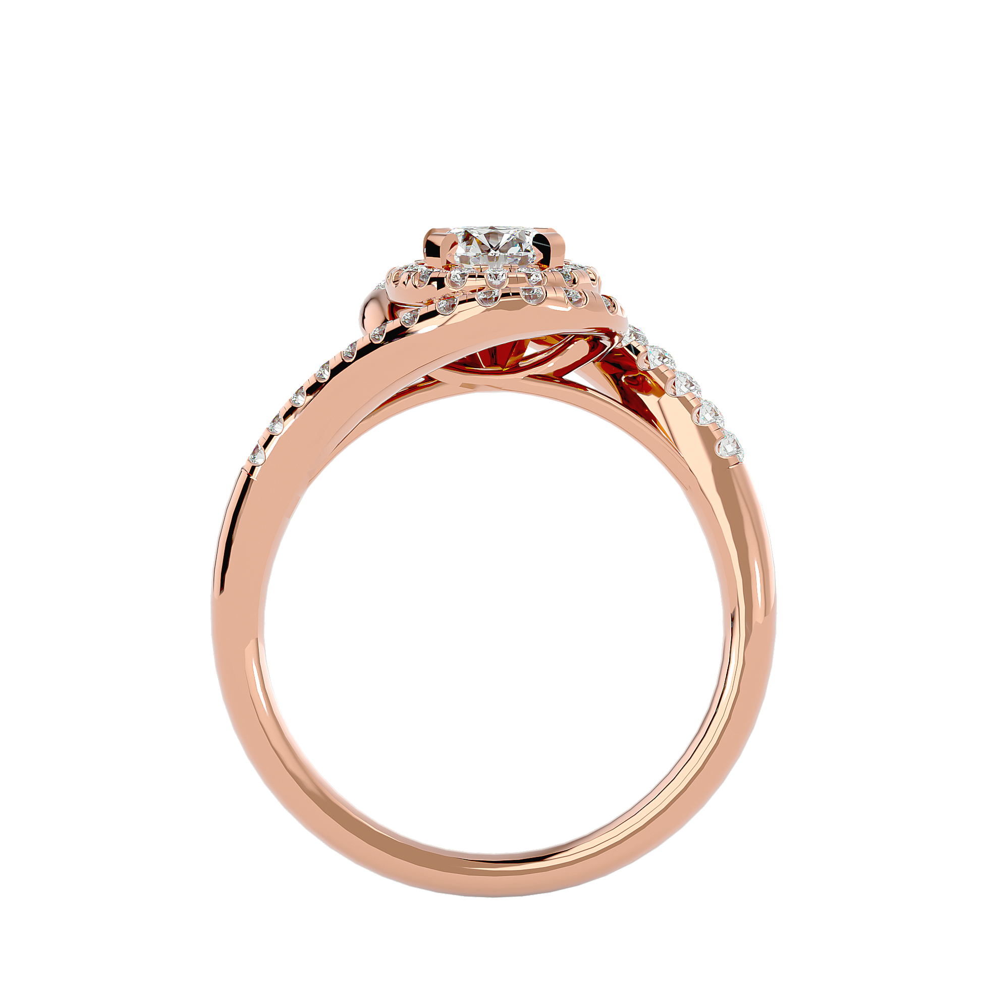 Natalie Diamond Halo Ring