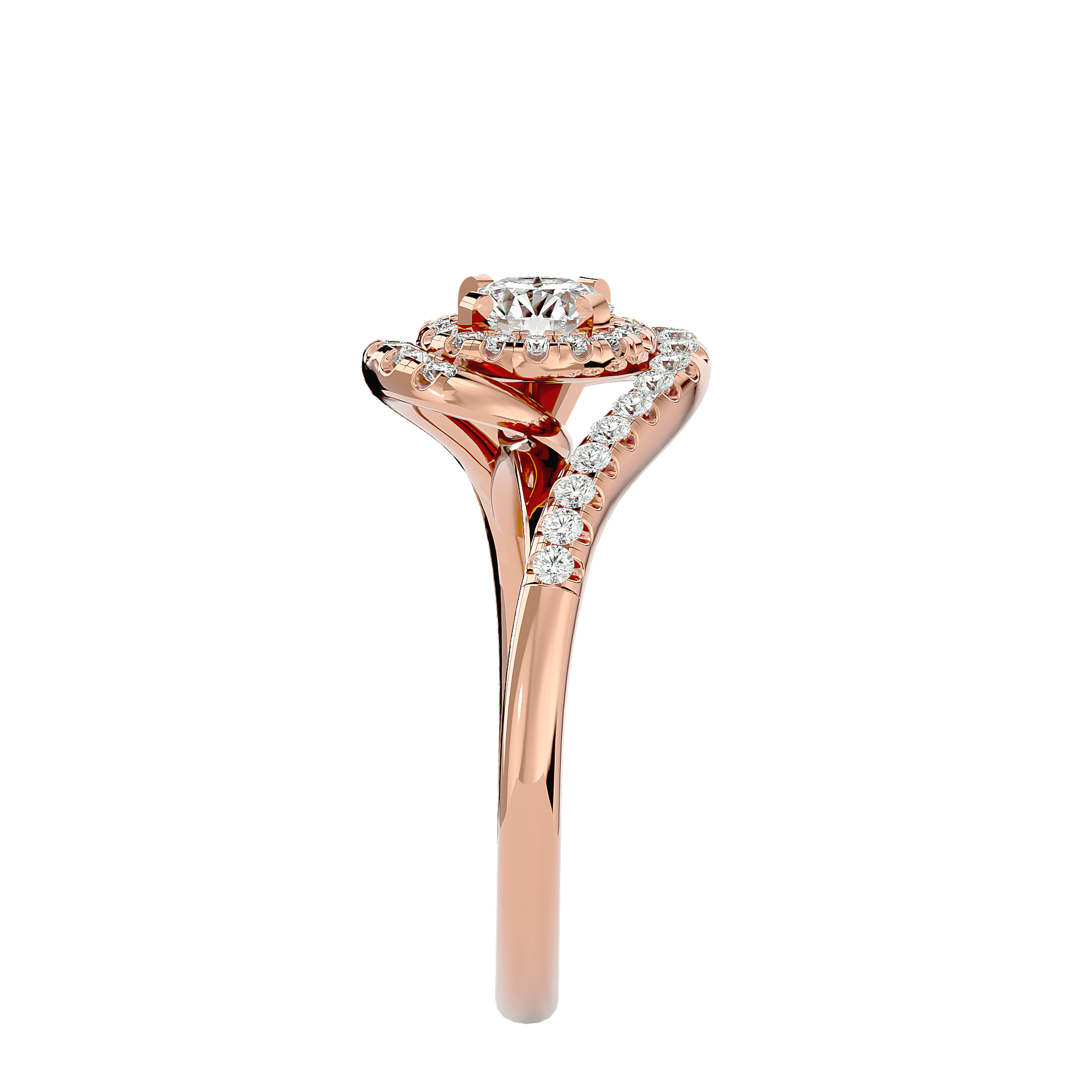 Natalie Diamond Halo Ring