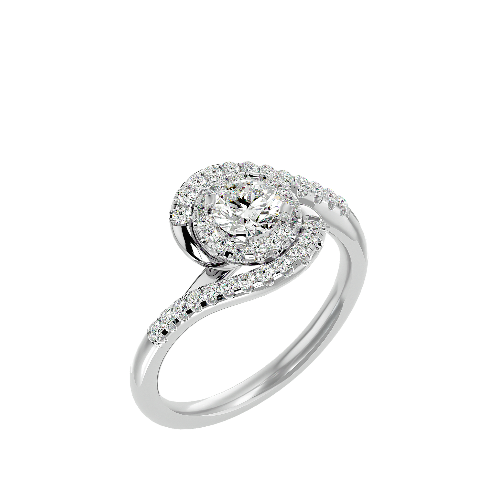 Natalie Diamond Halo Ring