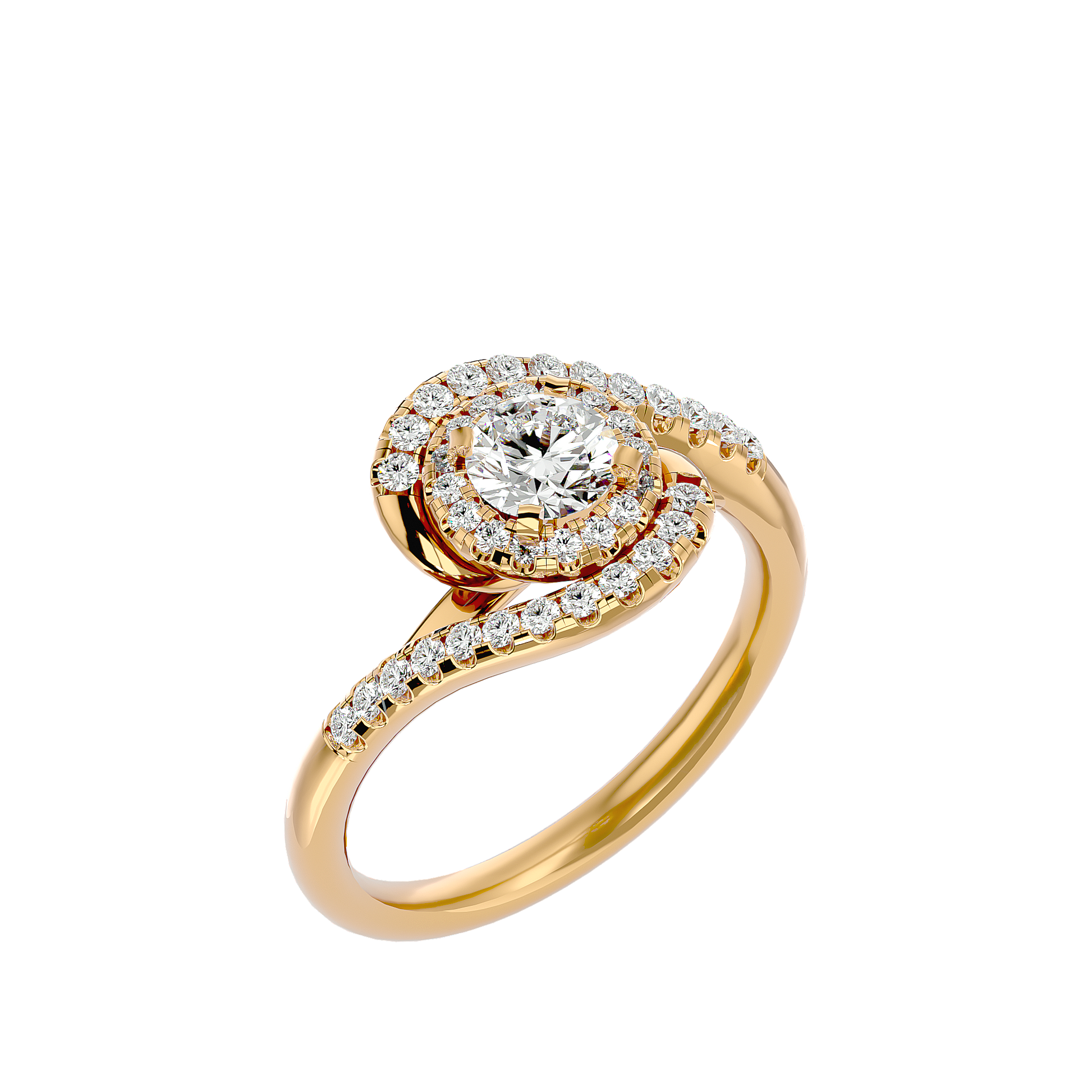 Natalie Diamond Halo Ring