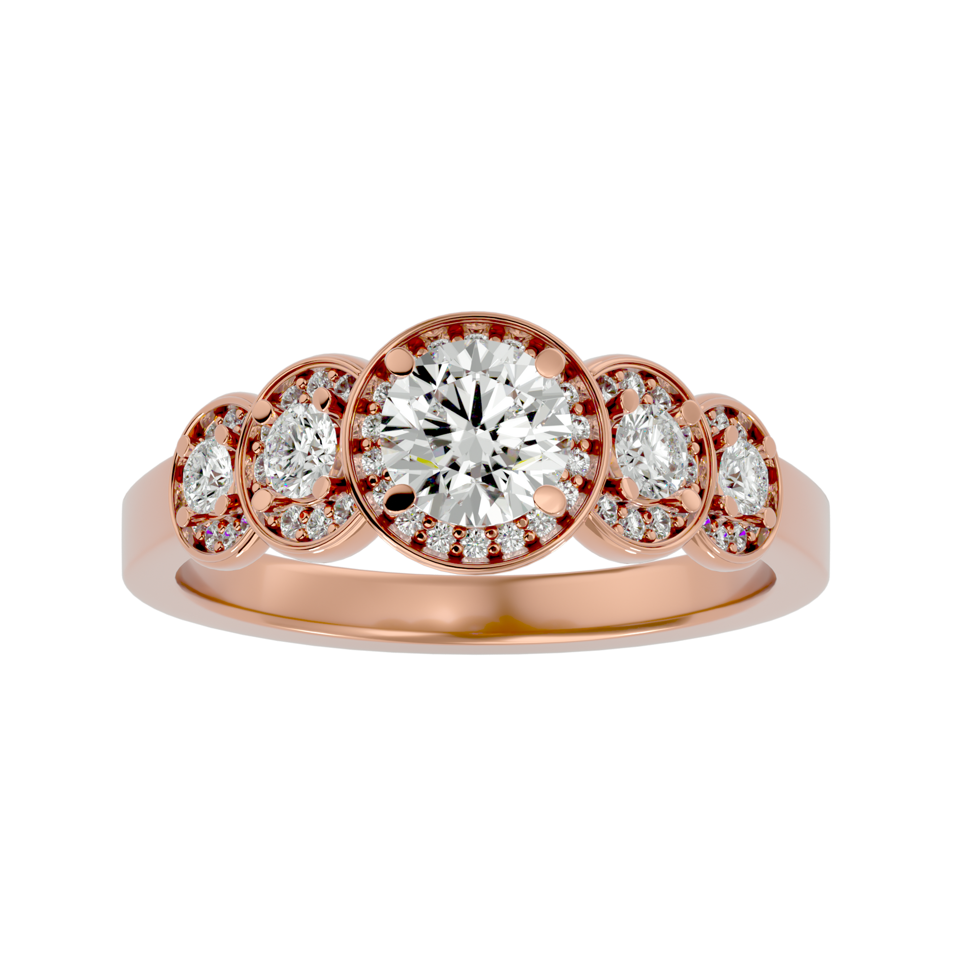 Lailah Diamond Halo Ring