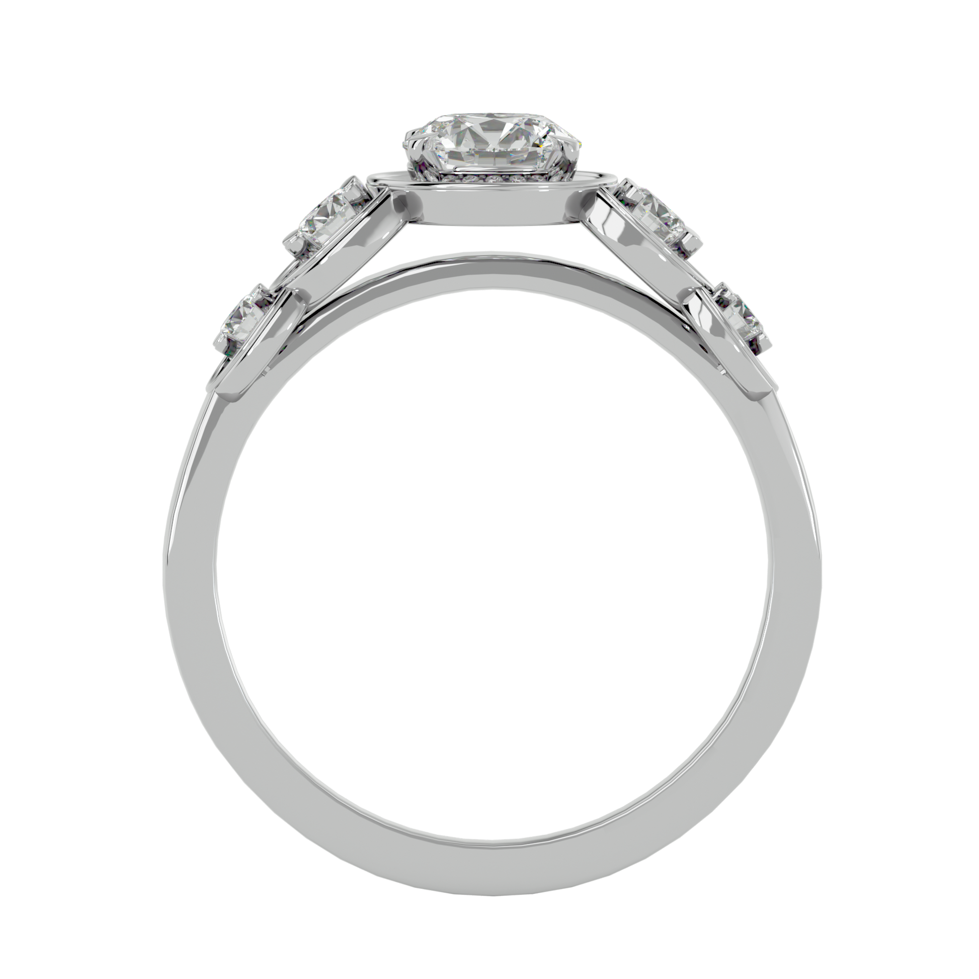 Lailah Diamond Halo Ring