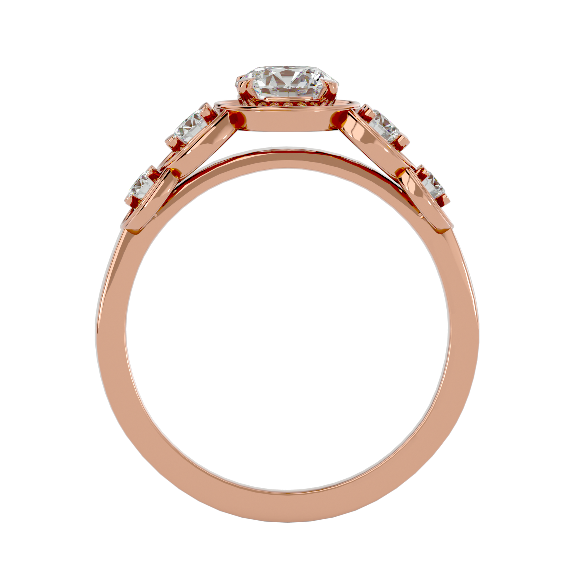 Lailah Diamond Halo Ring