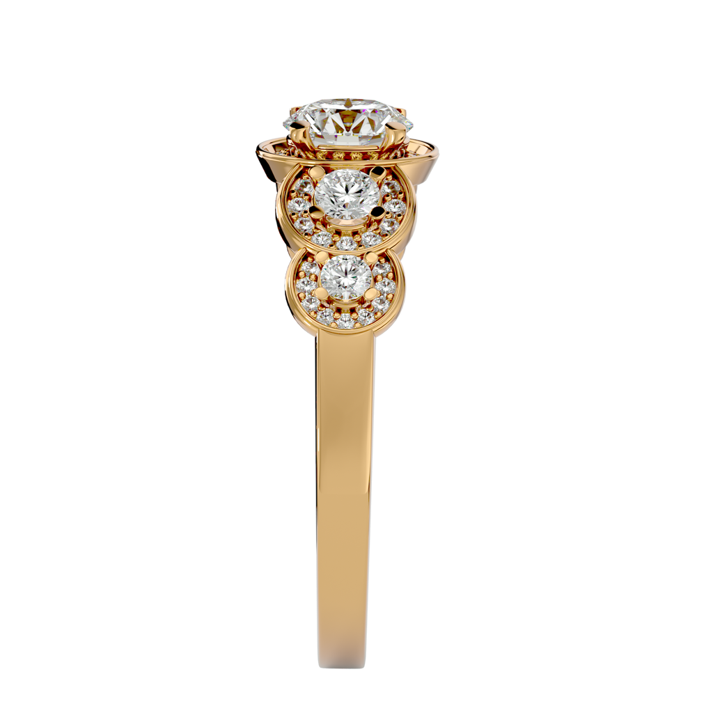 Lailah Diamond Halo Ring