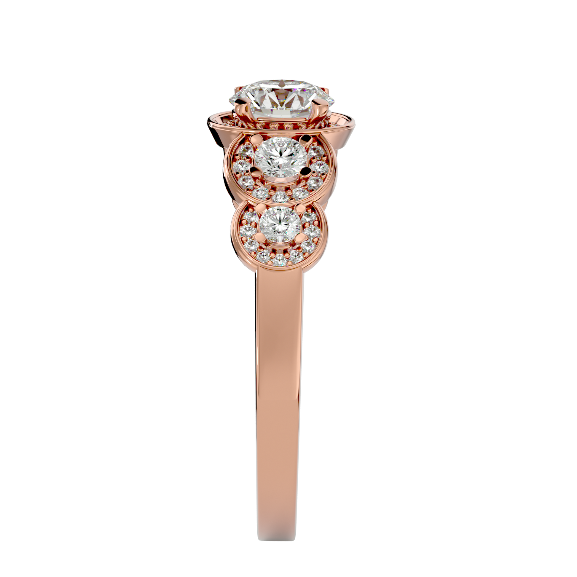 Lailah Diamond Halo Ring