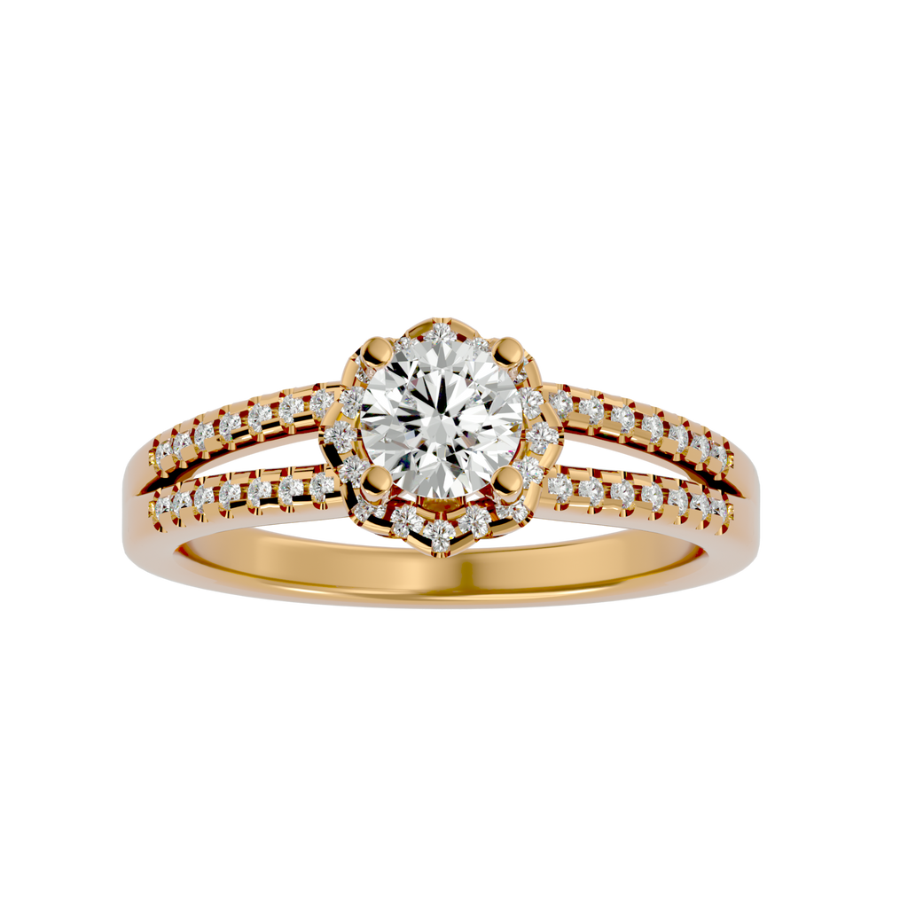 Bella Diamond Halo Ring