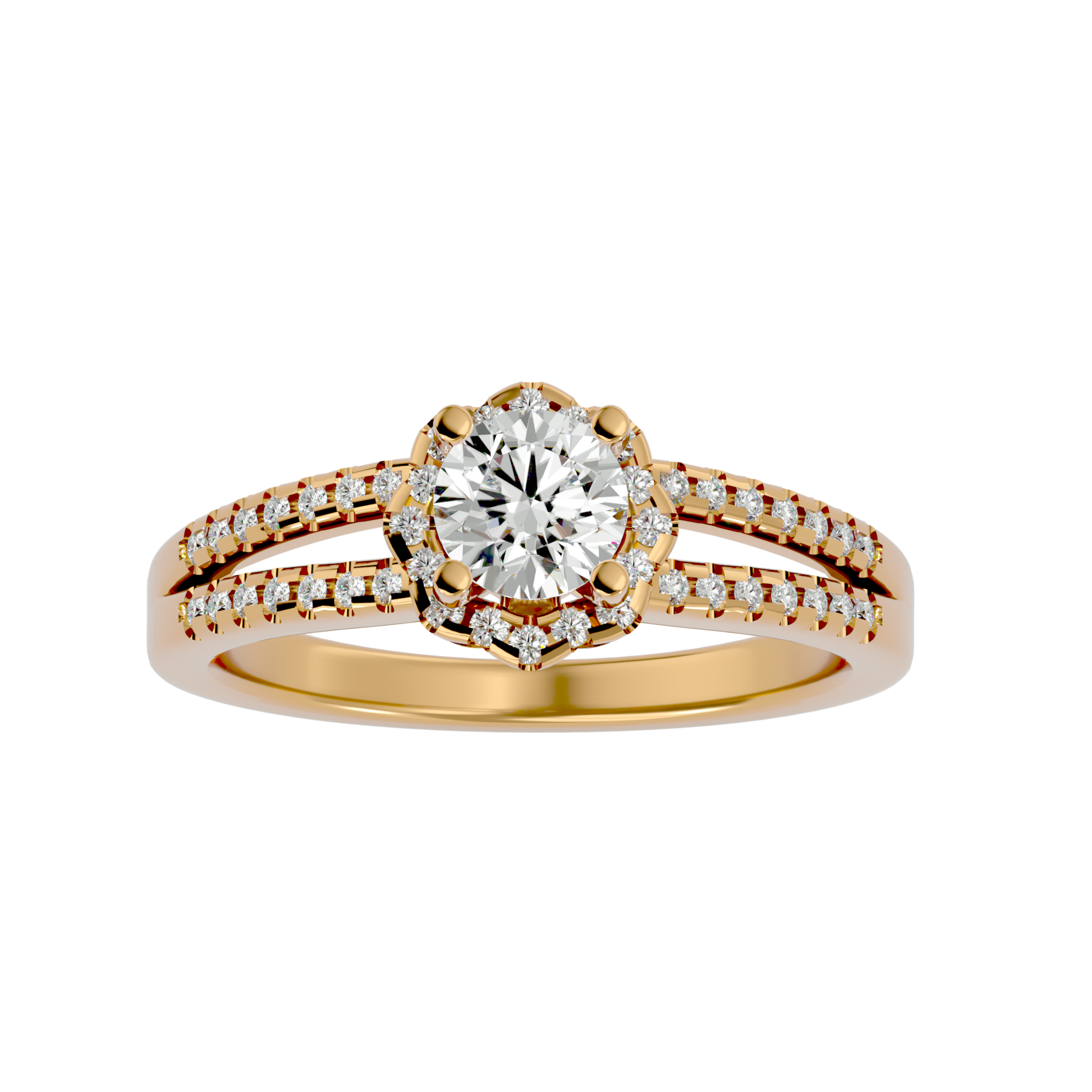 Bella Diamond Halo Ring