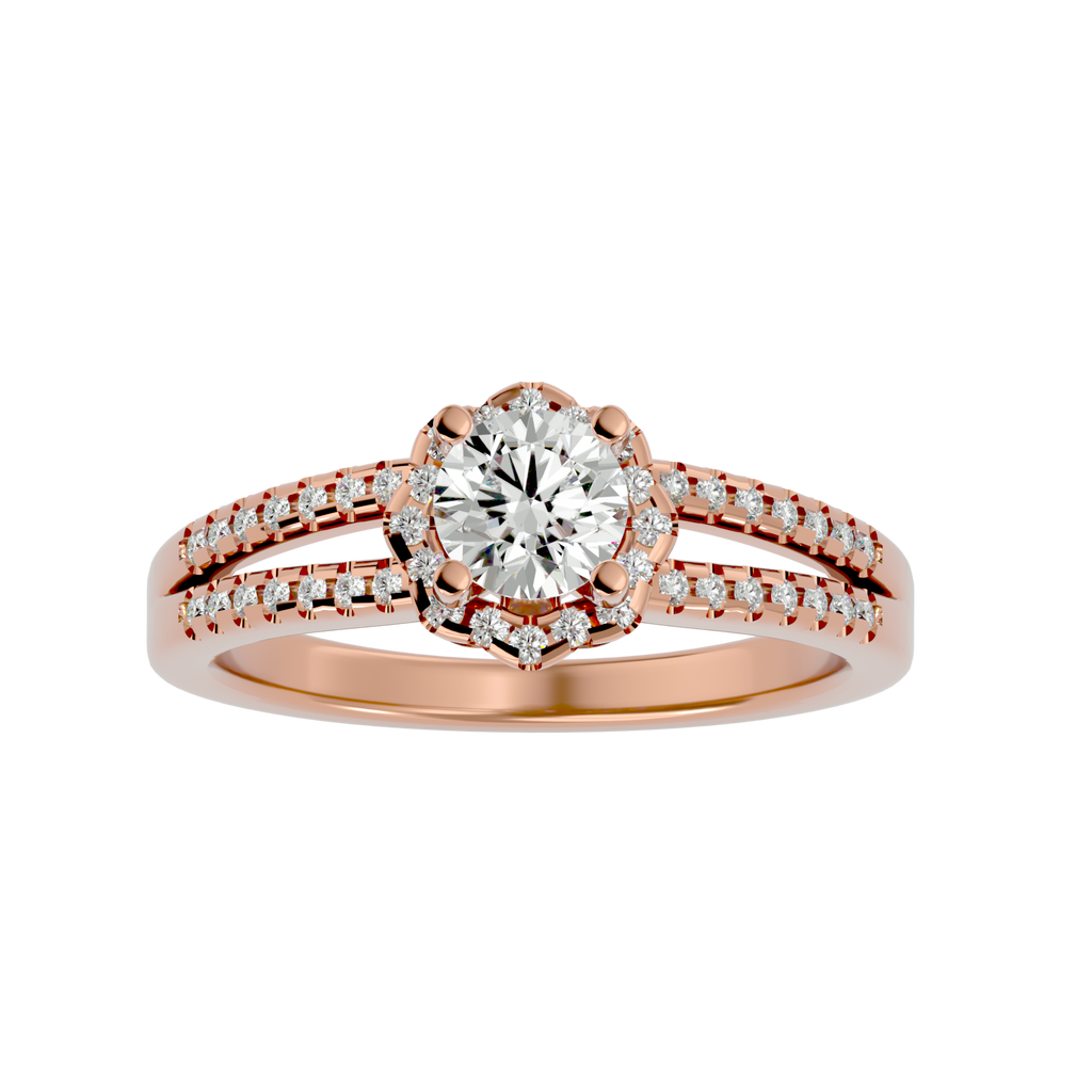Bella Diamond Halo Ring