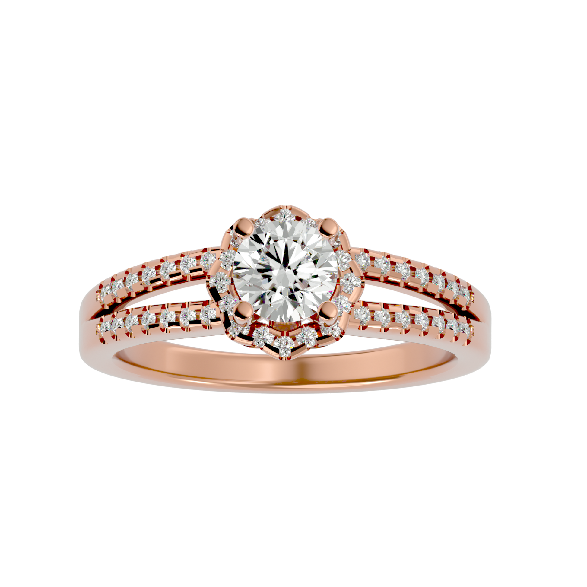 Bella Diamond Halo Ring