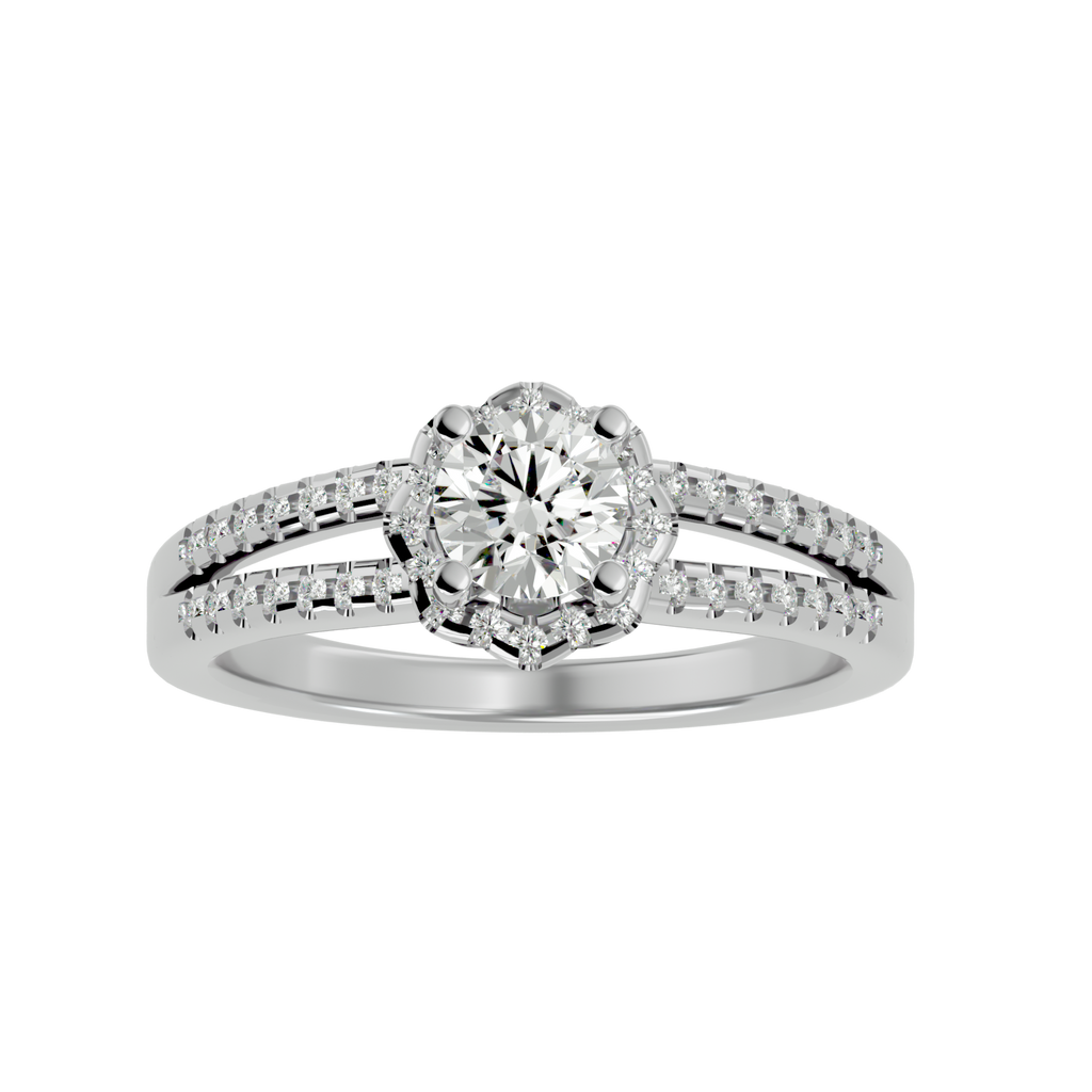 Bella Diamond Halo Ring