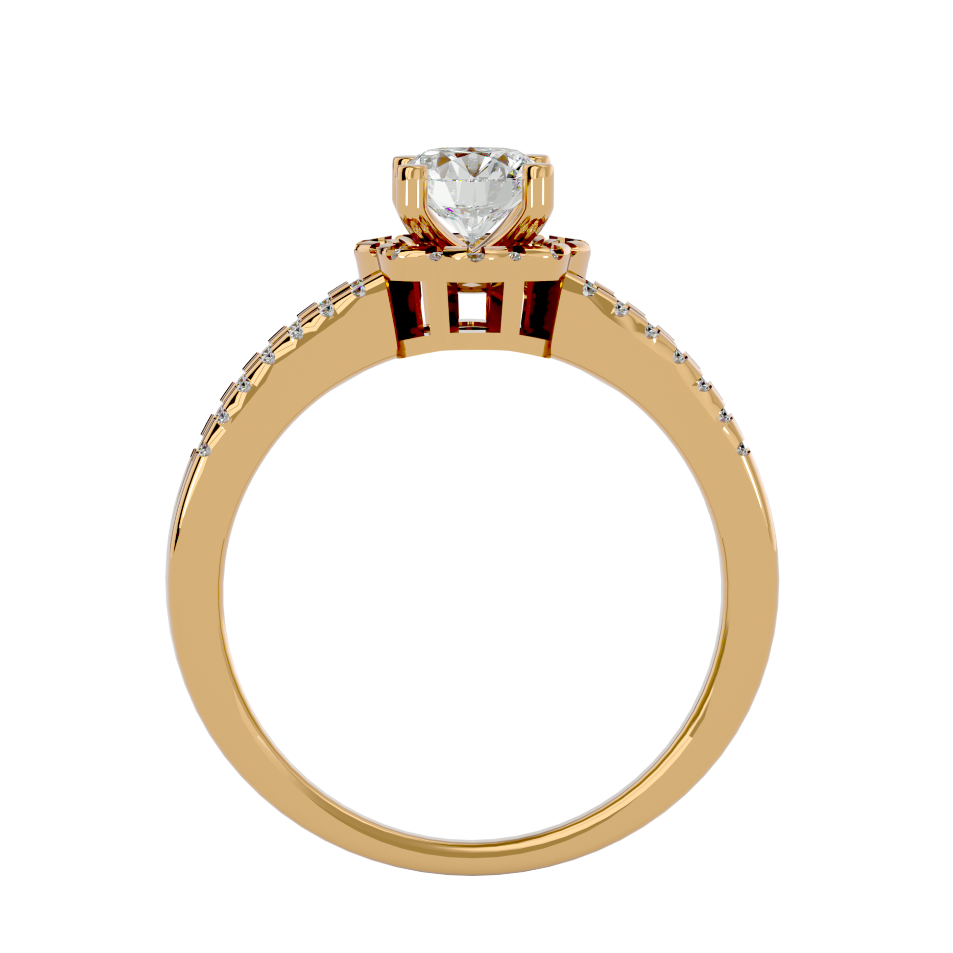 Bella Diamond Halo Ring