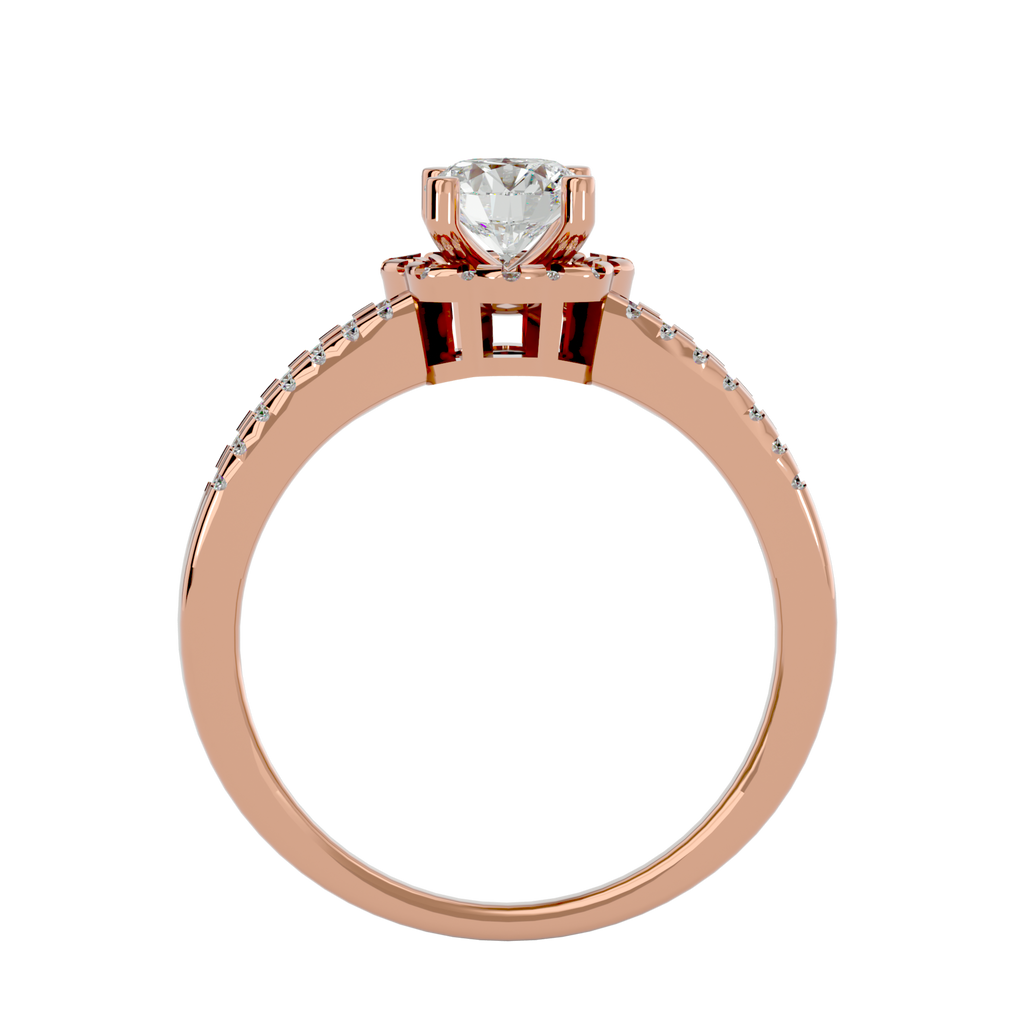Bella Diamond Halo Ring