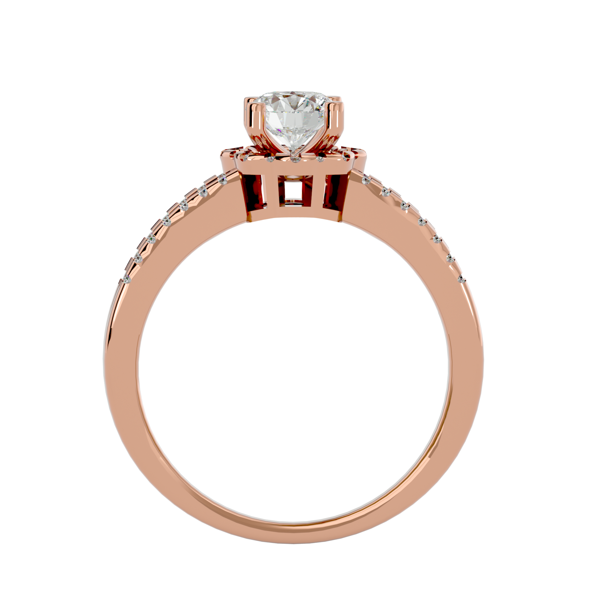 Bella Diamond Halo Ring