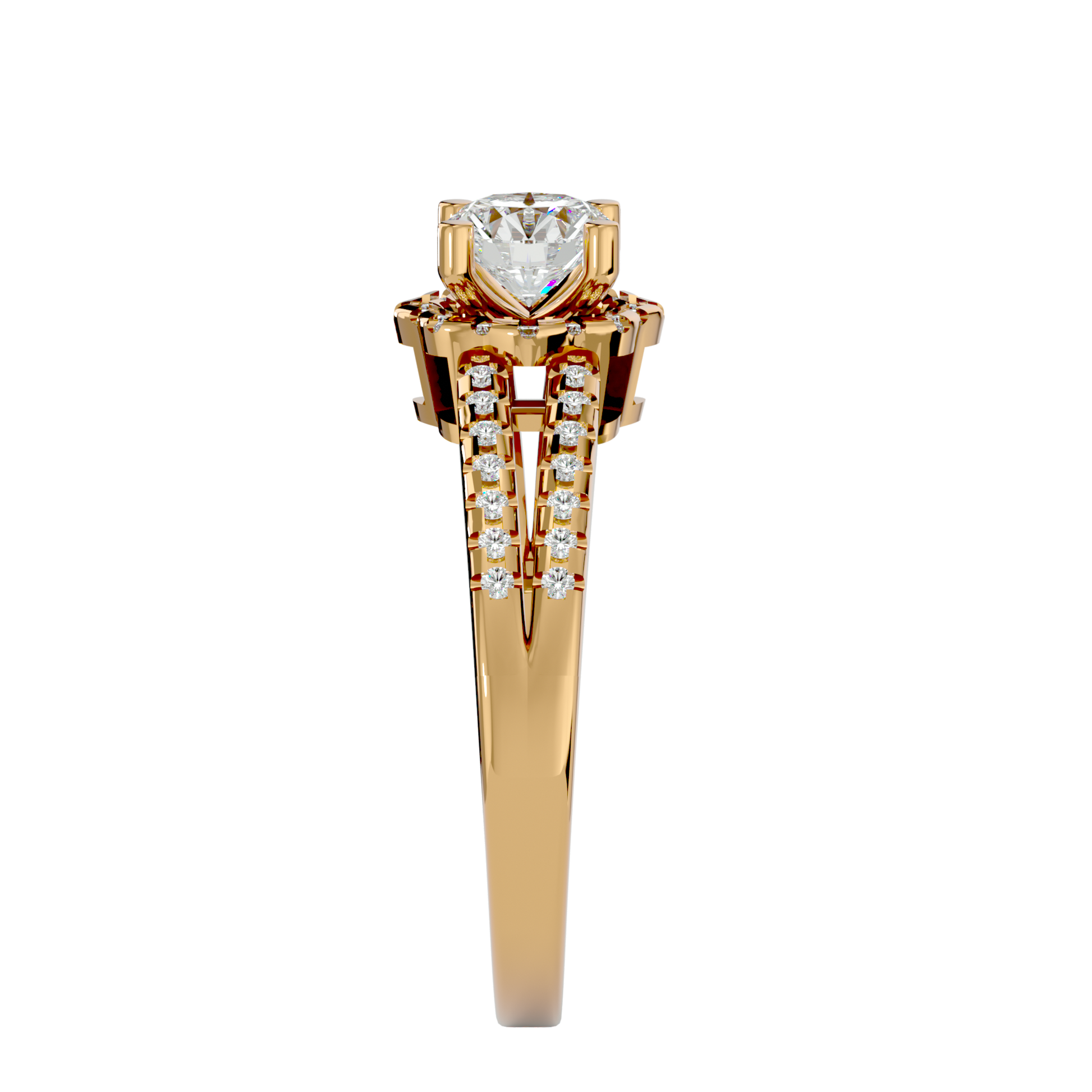 Bella Diamond Halo Ring
