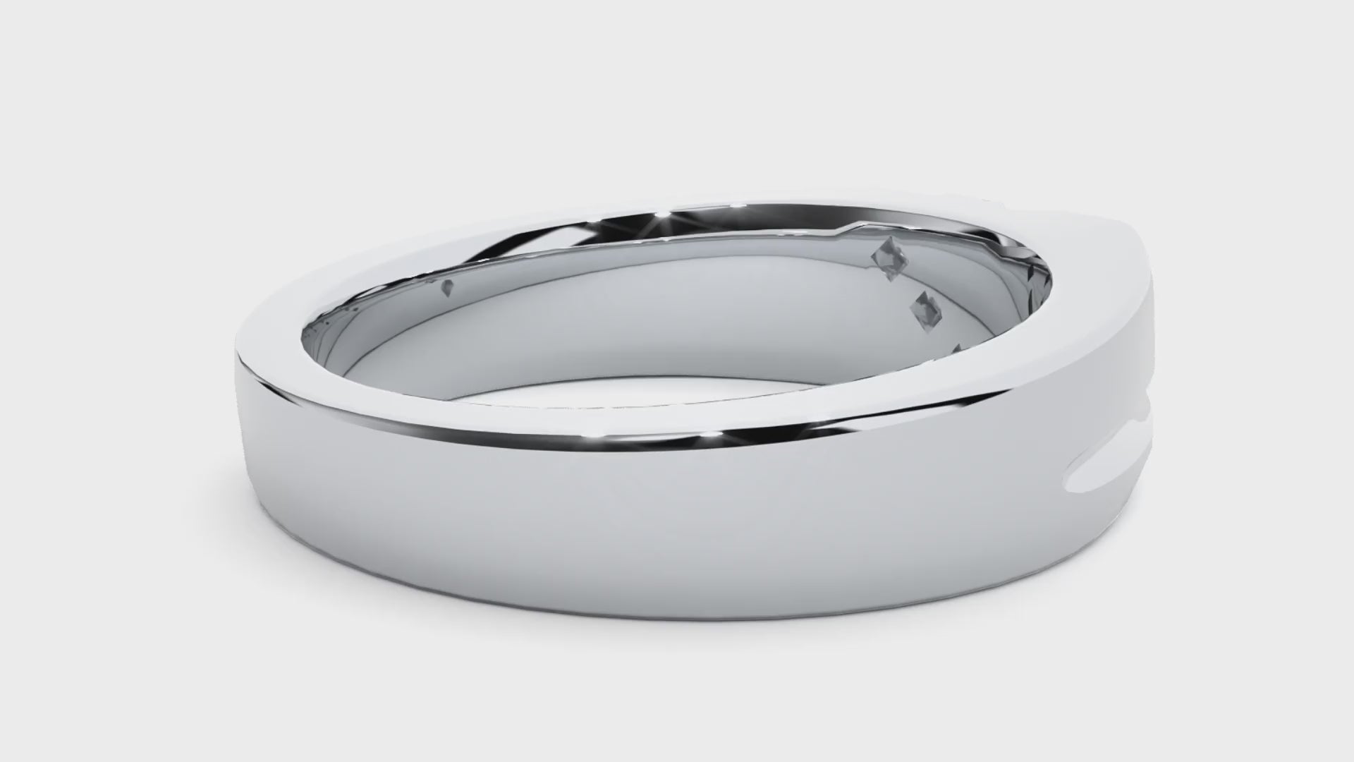 Alyssa Diamond Mens Studded Ring