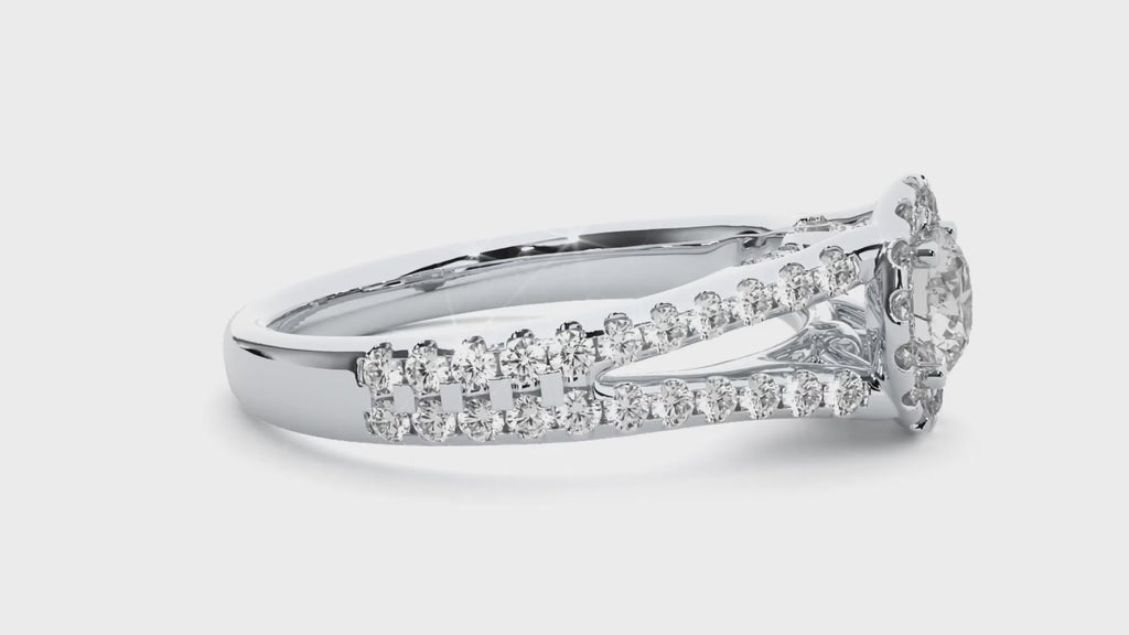 Mason Diamond Halo Ring