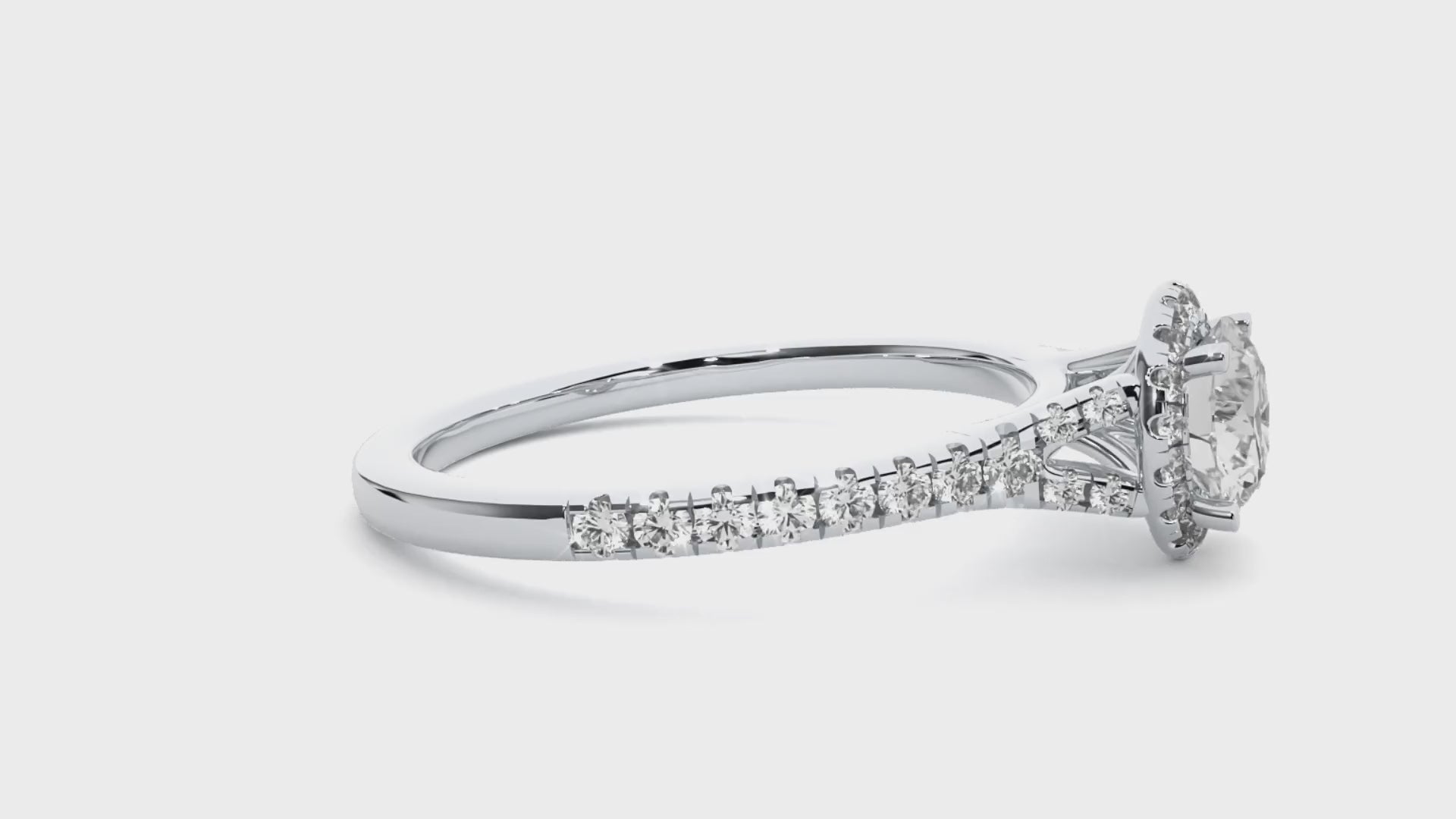 Noah Diamond Halo Ring