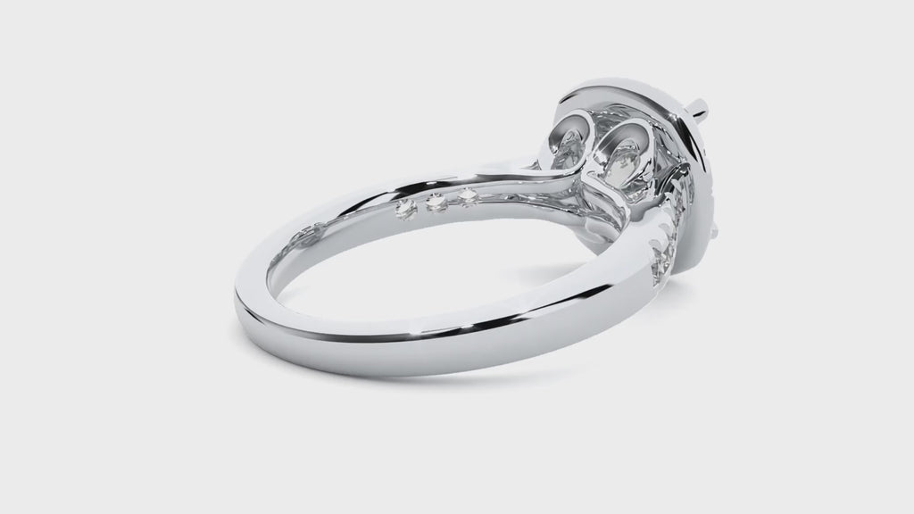 Chloe Diamond Halo Ring