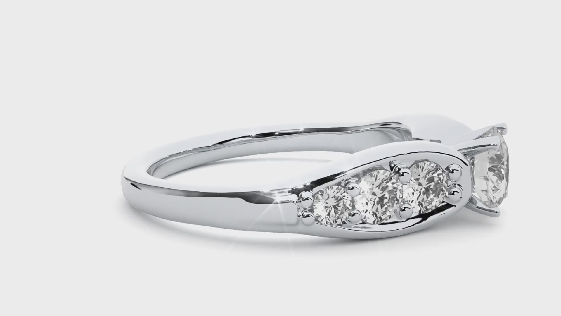 Violet Lab Grown Diamond Solitaire Ring – Elegant & Ethical Sparkle