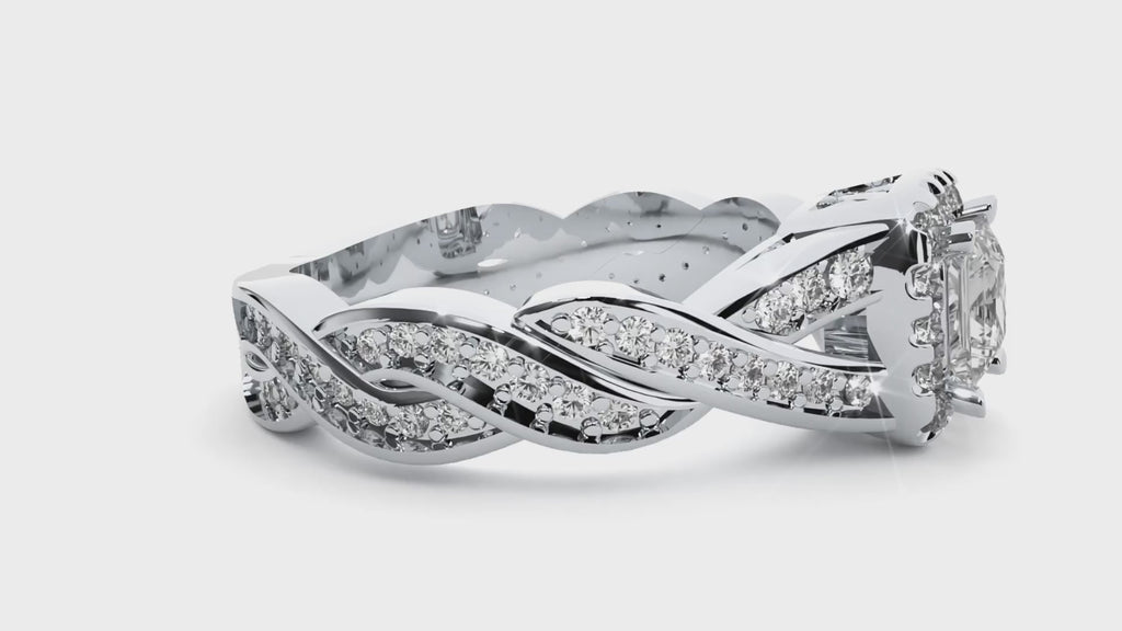 Rayne Diamond Halo Ring