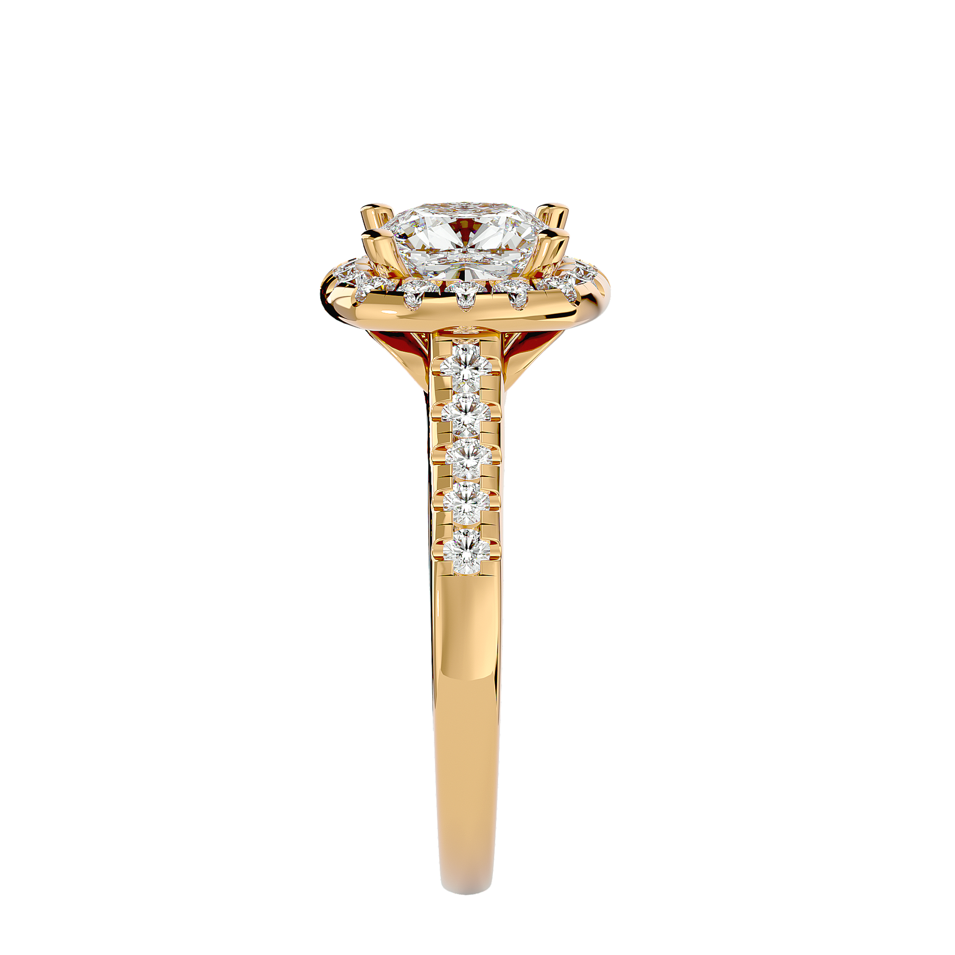 Chloe Diamond Halo Ring