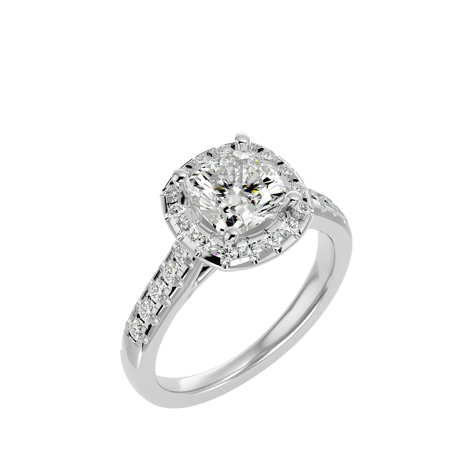 Chloe Diamond Halo Ring