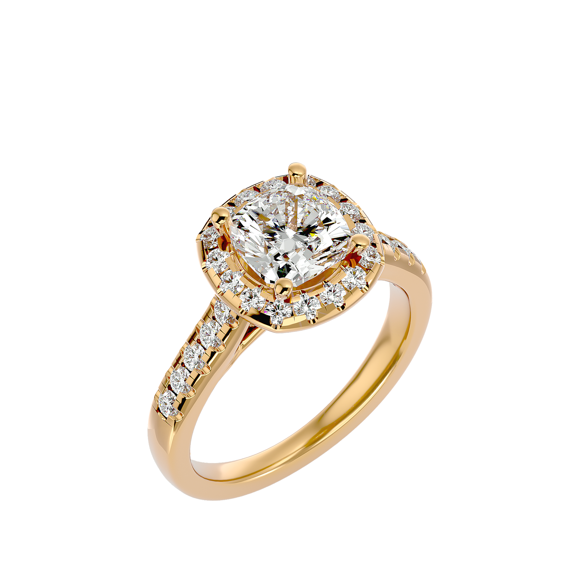 Chloe Diamond Halo Ring