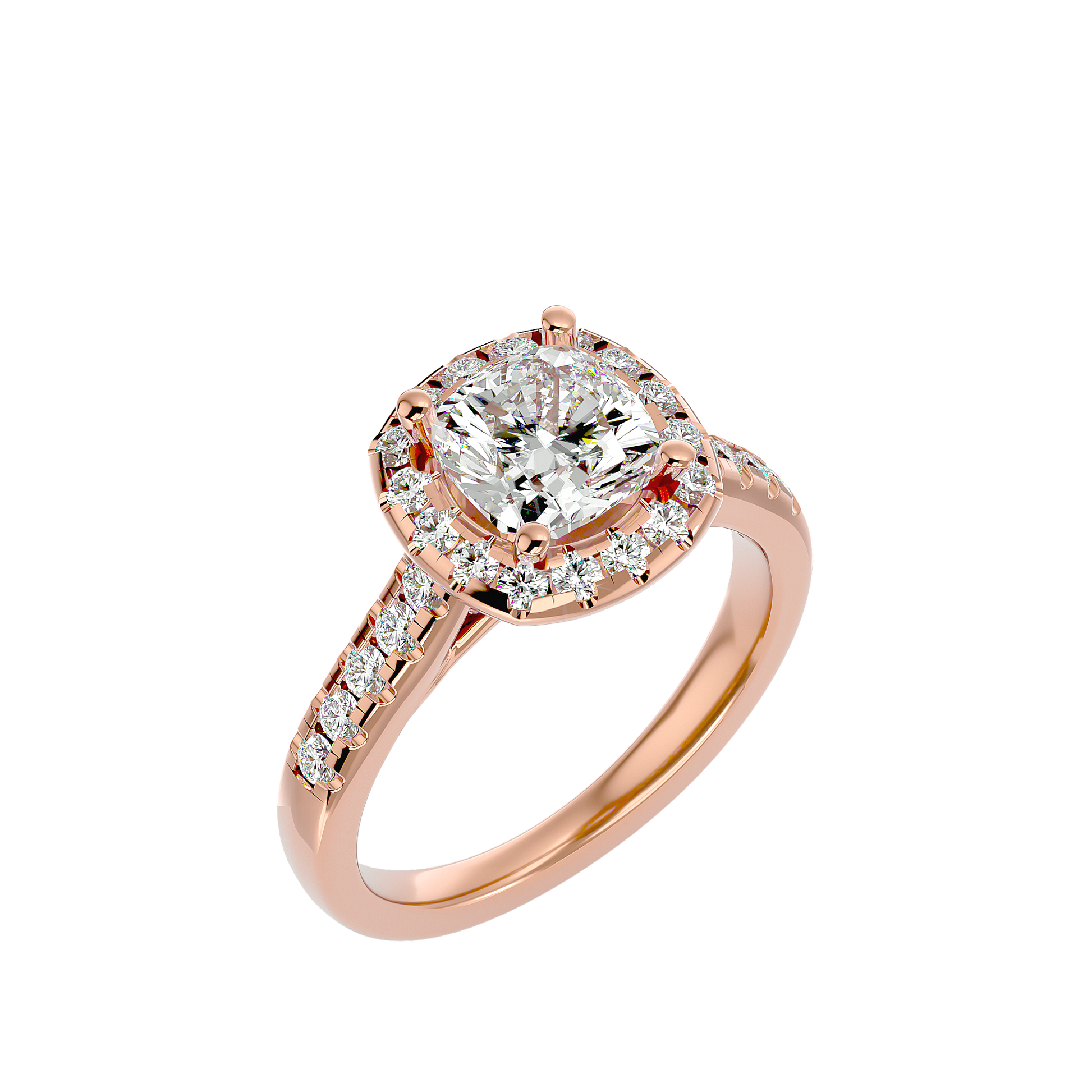 Chloe Diamond Halo Ring